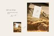 Mockup Business Card - Orange 1, a Print Template by Delicate Mockup (Thumbnail 2 of 2)