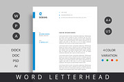 Modern Letterhead, a Stationery Template by Mr-Template (Thumbnail 1 of 7)