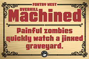 FTY Overkill Condensed, a Sans Serif Font by Fontry West (Thumbnail 6 of 9)