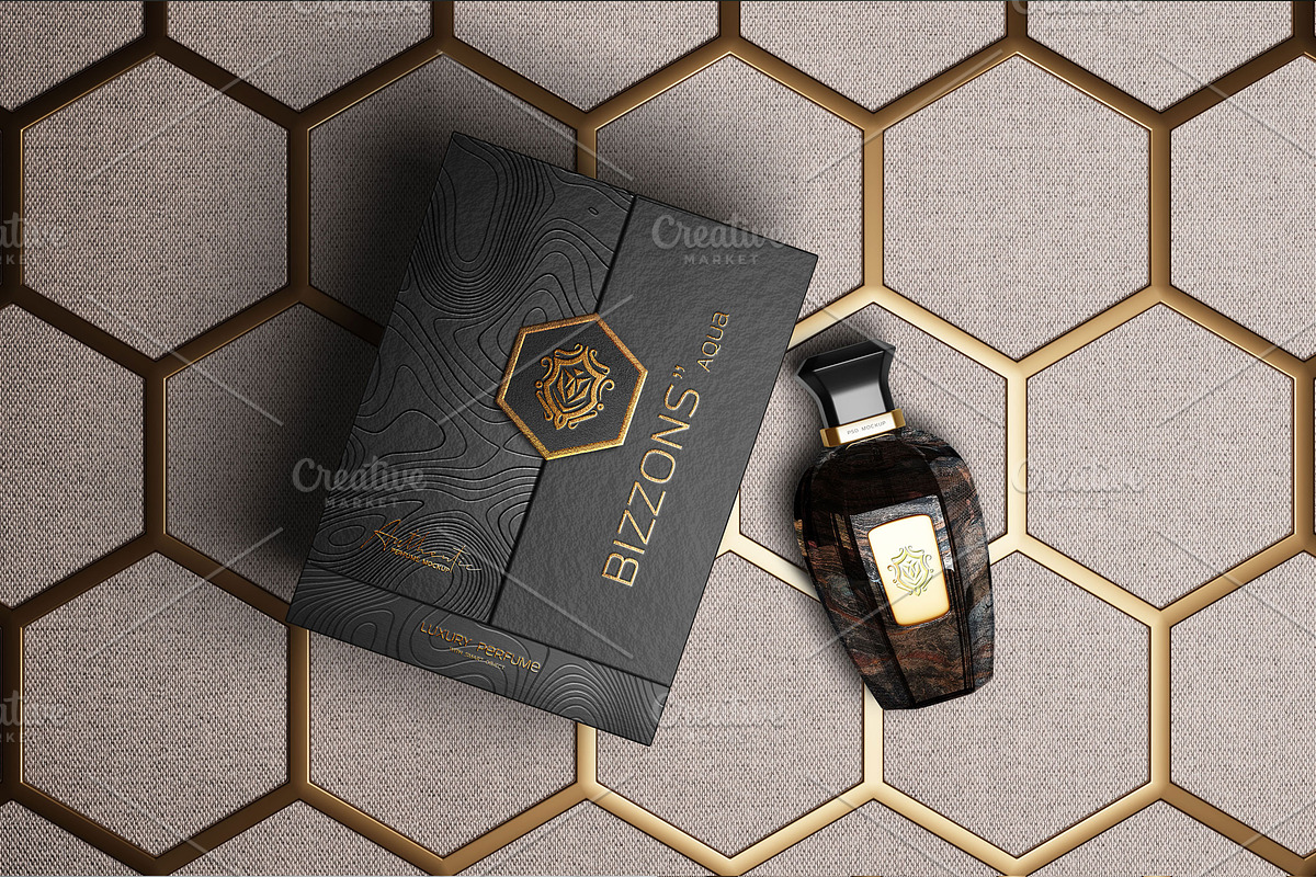 Realistic Luxury Bottle PSD Mockup, a Packaging Mockup by Artlogs x Modaldesain (Photo 1 of 4)