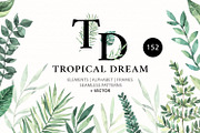 Floral bundle | Watercolor SALE, a Decorative Illustration by Kate Macate (Thumbnail 2 of 28)