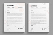 Minimal Corporate Letterhead Layout, a Stationery Template by MightyDesign (Thumbnail 1 of 8)