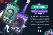 Exson, a Sans Serif Font by Burntilldead (Thumbnail 6 of 9)