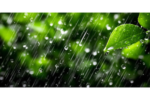 Light rain showers gently brush, a Nature Photo by ZinetroN