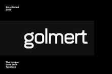 Golmert Film Poster Sans Serif Font