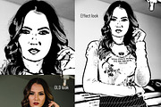 Vector Tracing Photoshop Action preview 2