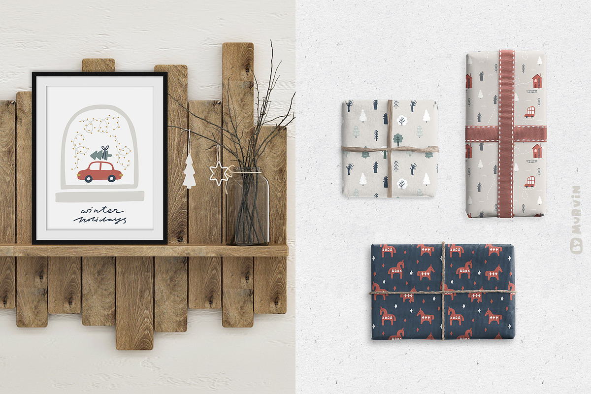 Christmas. Maps and cards creator, a Graphic by Murvin (Photo 11 of 16)