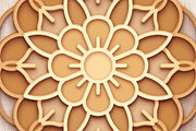 3D Poppy Flower Mandala - SVG Cut Fi, an Object Graphic by Arshad Ali (Thumbnail 6 of 8)