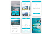 Travel & Flight Booking Adobe XD App, an UI Kit Template by themelove (Thumbnail 13 of 16)