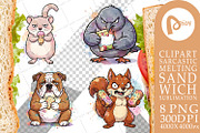 Sarcastic Ice Cream Sandwich, a Decorative Illustration by Artnoy (Thumbnail 13 of 18)