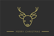Christmas Stroke Icons set, an Outline Icon by Marish (Thumbnail 4 of 5)