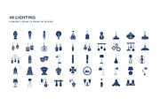 Lighting and electric bulb icon set, an Icon by Icongeek26 (Thumbnail 4 of 4)