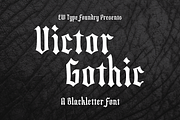 Victor Gothic, a Blackletter Font by EW Type Foundry (Thumbnail 1 of 13)