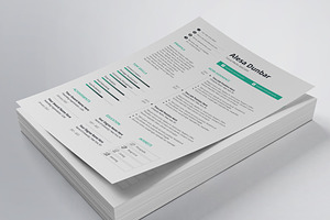 Professional Resume/CV Template, a Resume Template by HueNestify