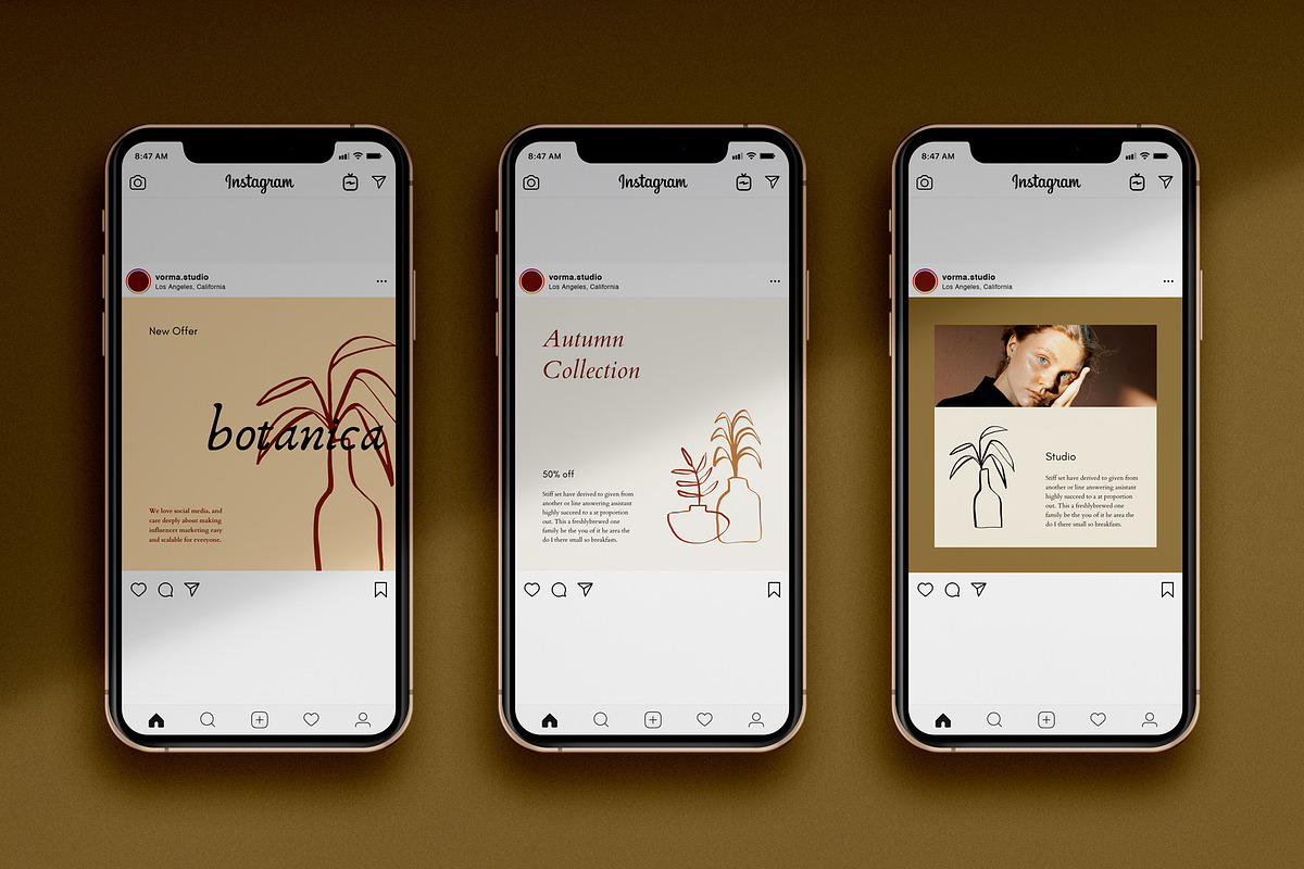 VIERIA - CANVA Instagram Post, a Social Media Template by Elokka Std. (Photo 5 of 11)