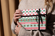 Fair Isle Nordic Christmas Patterns, a Pattern Graphic by Pattern Whimsy (Thumbnail 5 of 8)