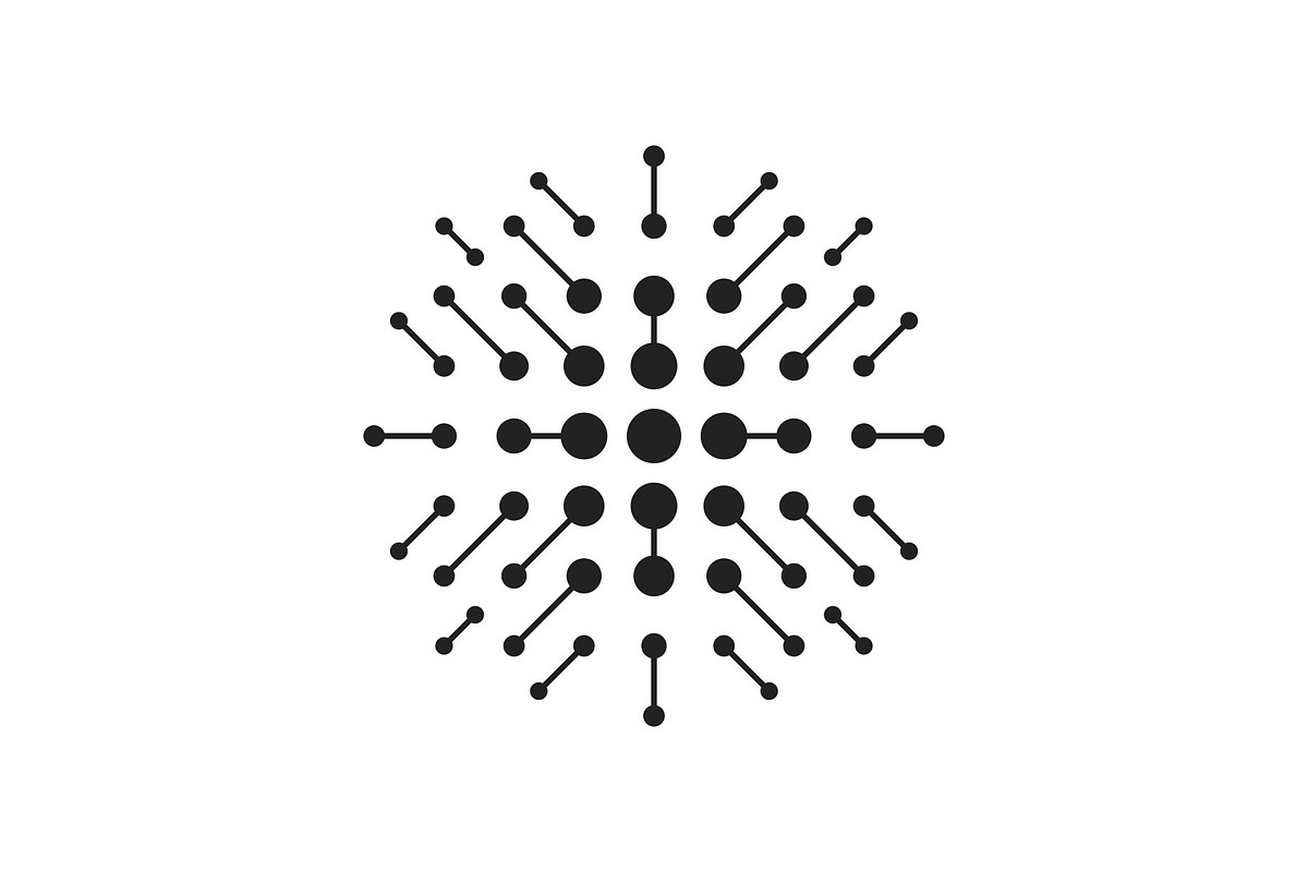 Tech Dots Network Logo, a Branding & Logo Template by Buqancreative