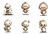 Whimsical Easter Baby Chick Clipart, an Illustration by Sublimation Artist (Thumbnail 5 of 7)