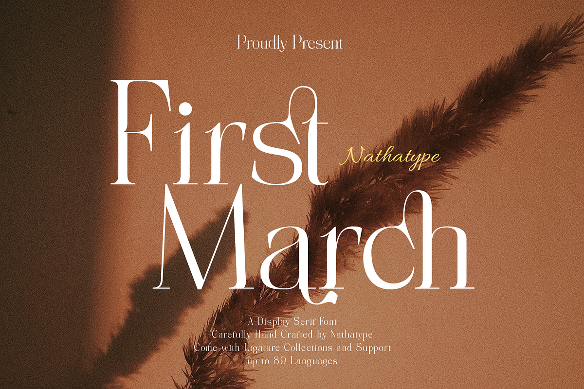 First March, a Serif Font by Nathatype (Photo 1 of 10)