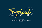 Tropical Summer // Font Combination, a Script Font by Bluestudio (Thumbnail 1 of 10)