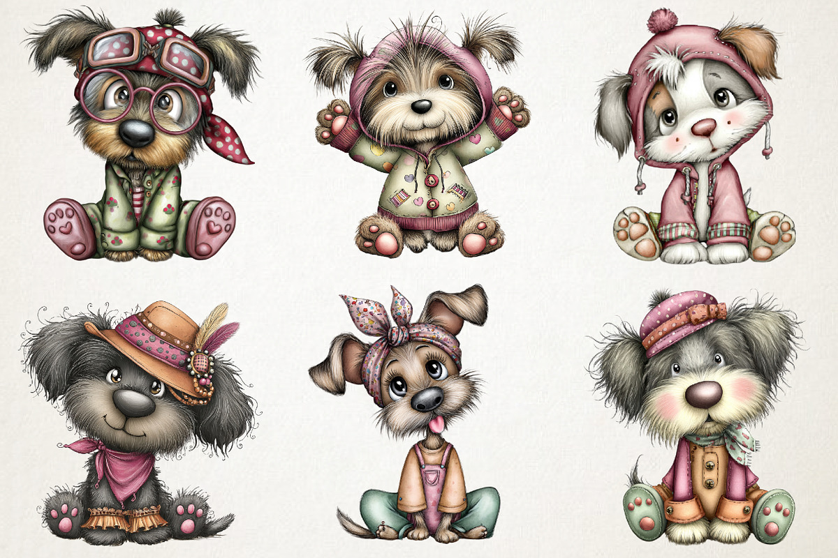 Black History Month Dog Clipart, an Animal Illustration by RobertsArt (Photo 3 of 6)