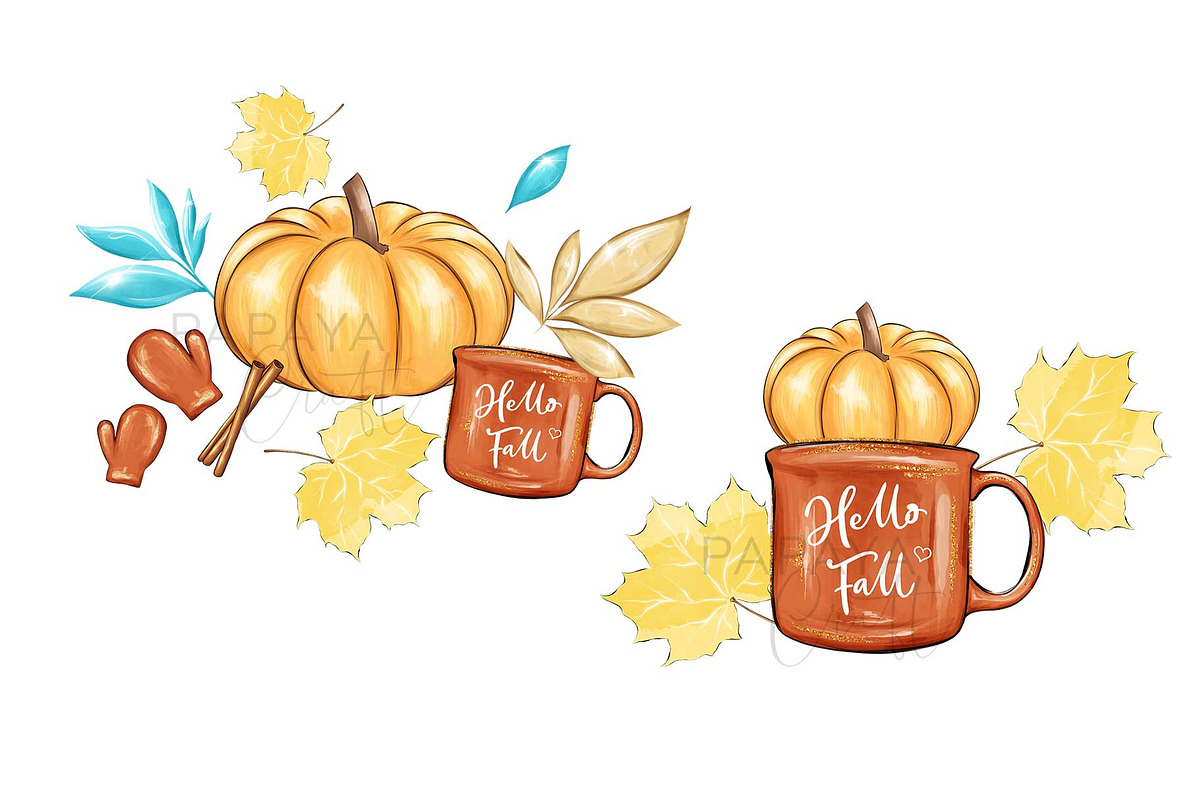Fall Clipart, an Illustration by Papaya Craft (Photo 4 of 4)