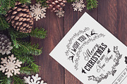 12 Christmas Mockup #1, a Print Template by Walentin (Thumbnail 3 of 13)