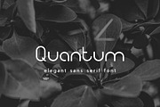 Quantum, a Sans Serif Font by Yana Bereziner (Thumbnail 1 of 5)