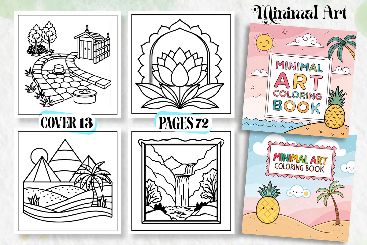 Minimal Art Coloring Book, an Arts & Entertainment Photo by Wow Magic (Photo 1 of 3)