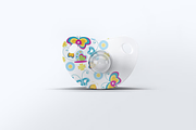 Baby Pacifier Mock-Up, a Product Mockup by DesignRushMarket (Thumbnail 4 of 6)