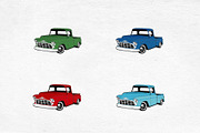 Chevy Truck 1955 drawing, an Illustration by Piro Concept (Thumbnail 2 of 2)
