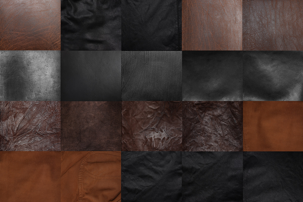 20 Leather Textures, a Texture Graphic by CCPreset (Photo 2 of 3)