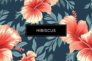 Repeat Pattern Hibiscus 6