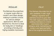 Belmein Rounded, a Sans Serif Font by Craft Supply Co. (Thumbnail 5 of 8)