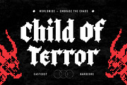 Most Wave - Pixelate Blackletter, a Blackletter Font by Typia Nesia (Thumbnail 10 of 12)
