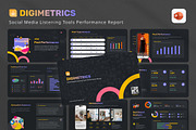 DigiMetrics - Social Media Report, a Presentation Template by UX Dummy (Thumbnail 1 of 3)
