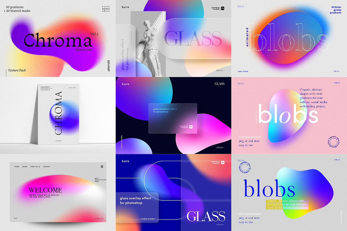 Color Bundle, a Texture Graphic by kuro (Photo 2 of 5)