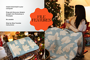 Woven Throw Blanket Mockup Bundle, a Household Mockup by VisualGrid (Thumbnail 4 of 10)