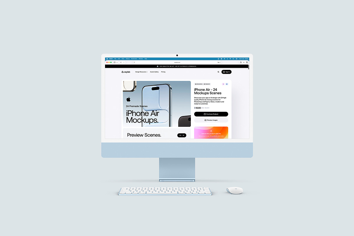 12 Original Devices Mockups - 2026, an iPhone Mockup by Asylab (Photo 18 of 42)