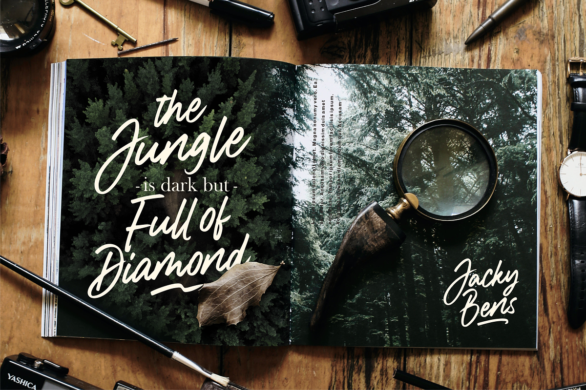 Jaqartall Hand Drawn Script Font, a Script Font by Allouse Studio (Photo 8 of 10)