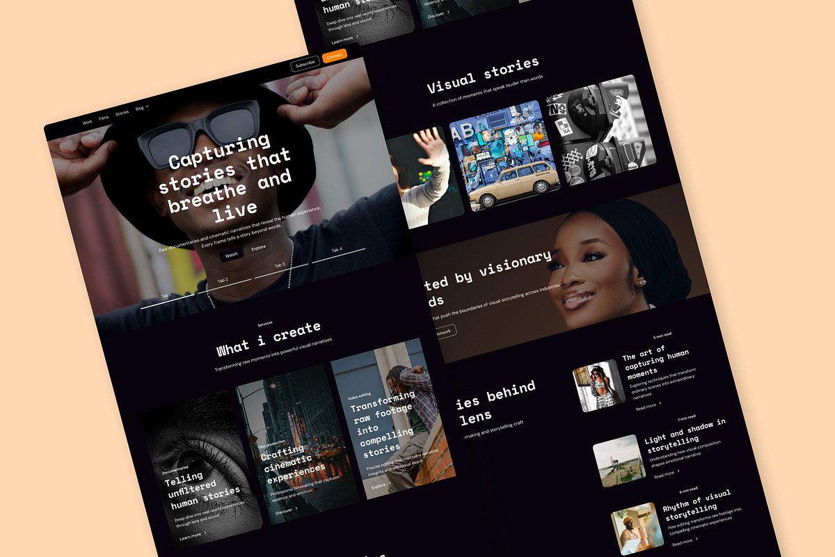 Portfolio - Landing Page Template preview 2