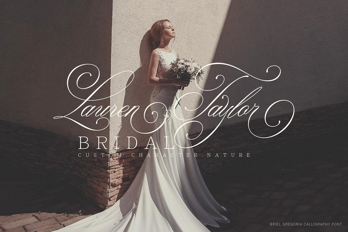 Briel Gregoria, a Script Font by JamalCreativeStudio (Photo 9 of 12)