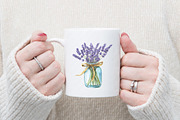 Lavender Mother’s Day Clipart, an Illustration by Watercolor design (Thumbnail 12 of 13)