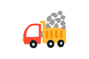 Dump truck with stones, a Nature Photo by Nadzin