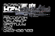 Sicario, a Font by Hydro74 (Thumbnail 2 of 4)