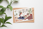 Meditation at home, an Illustration by Good Studio (Thumbnail 2 of 2)
