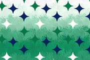 Diamond on Blue White and Green, a Pattern Graphic by Sharon Schwalbe (Thumbnail 6 of 7)