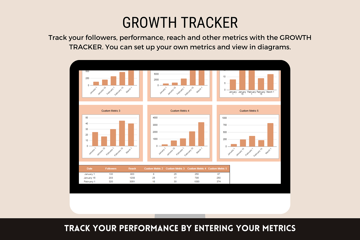 Google Sheets Content Planner, a Marketing Template by SunshineStudioBoutique (Photo 6 of 9)
