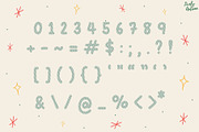 Holiday Stripes | Handwriting font, a Handwritten Font by LivelyAutumn11.11 (Thumbnail 3 of 5)