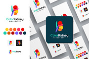 Set of Colorful Kidney Care logo, a Branding & Logo Template by Lucky Creative (Thumbnail 4 of 5)